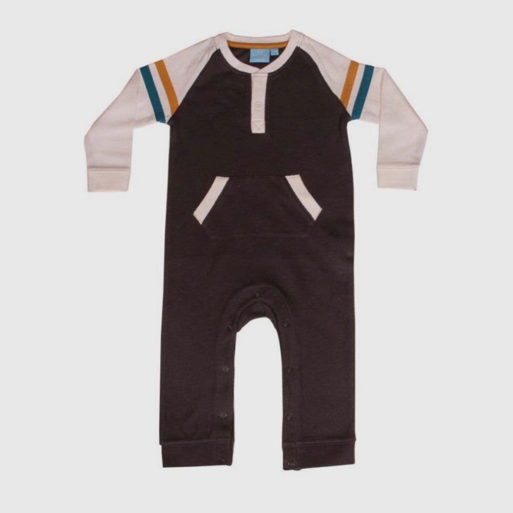 NWT! Bear Camp COLOR BLOCK ROMPER. Size 18/24M